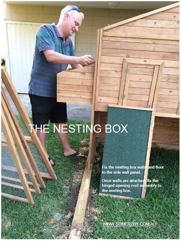 Building the Nesting Box for the Chicken Coop