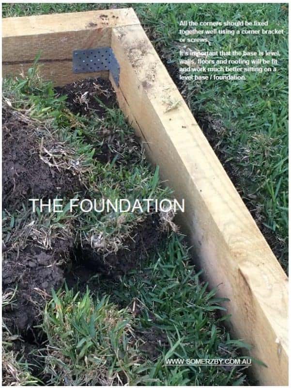 Setting the Foundation for Chicken Coop