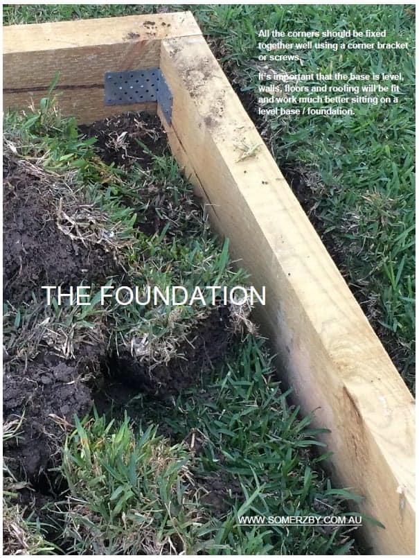 Setting the Foundation for Chicken Coop