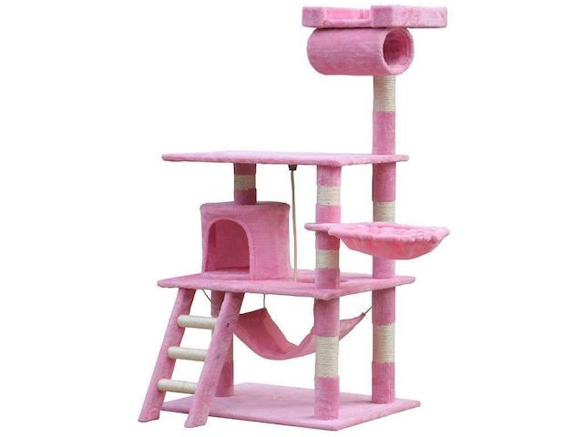pink cat tower