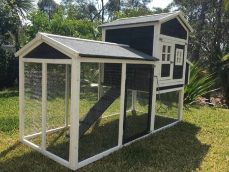 Mansion Guinea Pig hutch side view