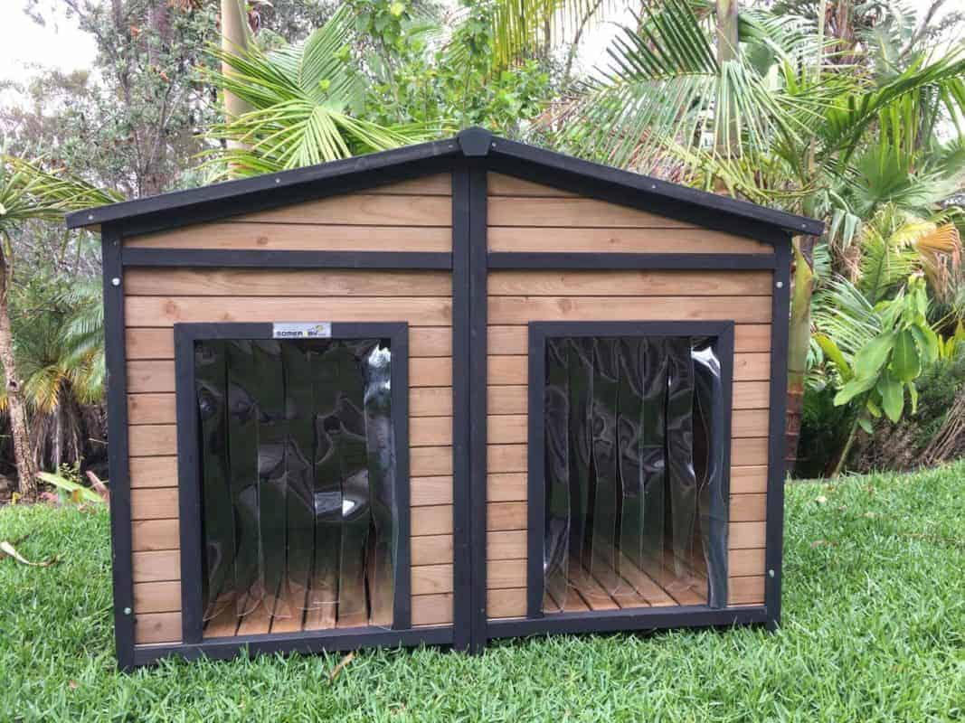 Extra, Extra Large Outdoor Dog Kennel with Double Doors
