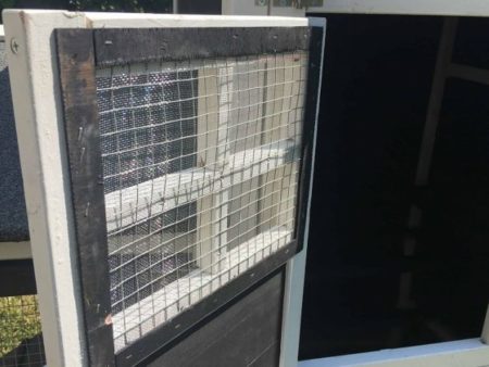 Wire mesh door