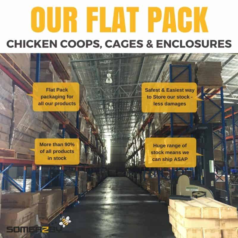 Flat Pack Chicken Coops, Cages, Enclosures & Runs