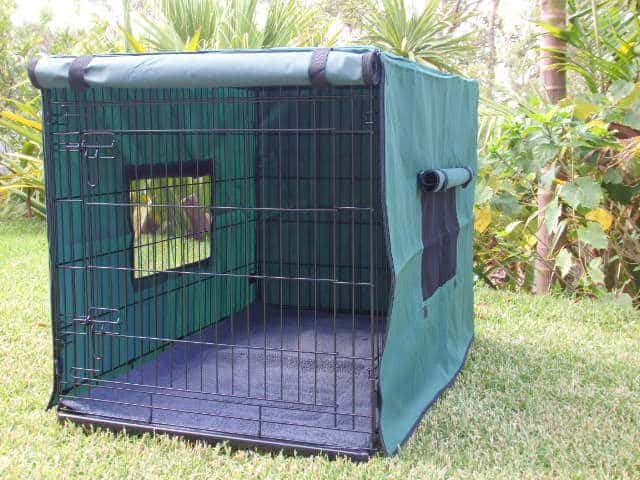 Dog Crate Cover for 36in Kennel Not cage Dog Crate Shade Cover 36 inch Removable Separate Cloth Panels for Sun Block & Night Blackout 