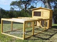 villa rabbit hutch and run package