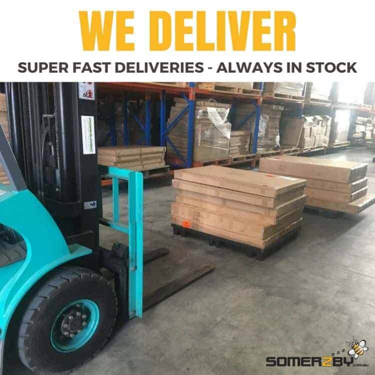 We deliver super fast