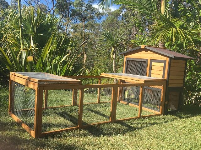 rabbit hutch and run package