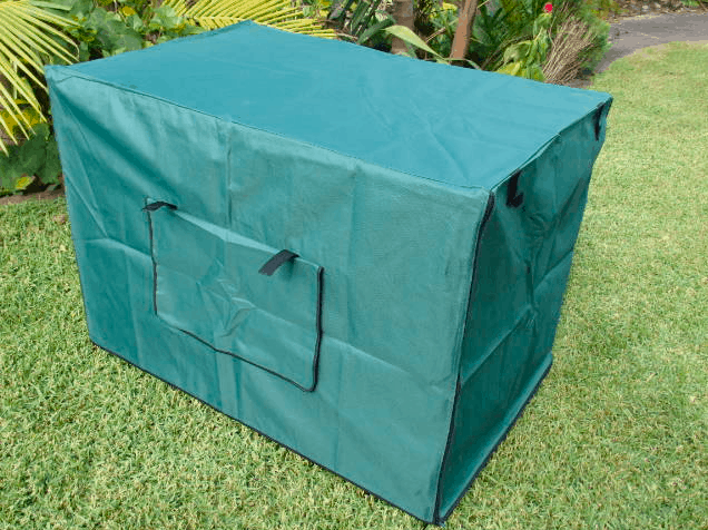 Green Dog Crate Cover