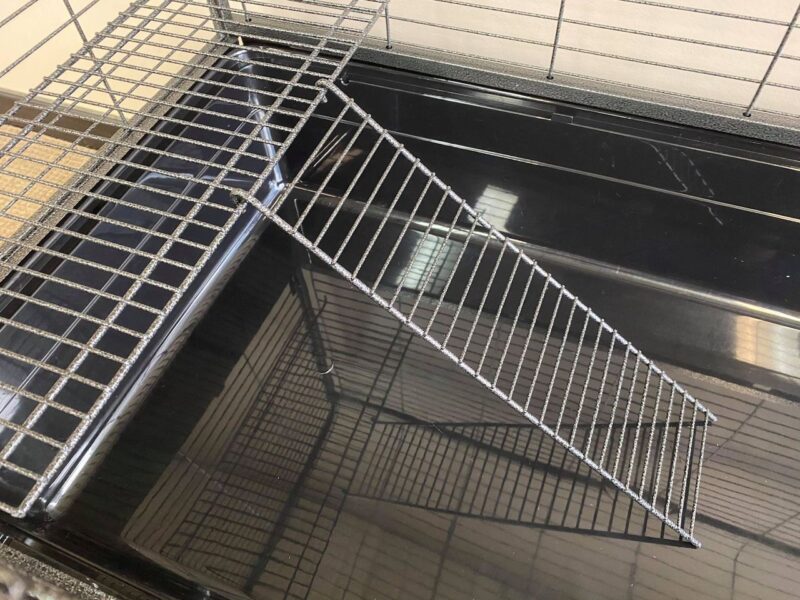 Lexi Cage Features a Metal Ramp to The Second Storey