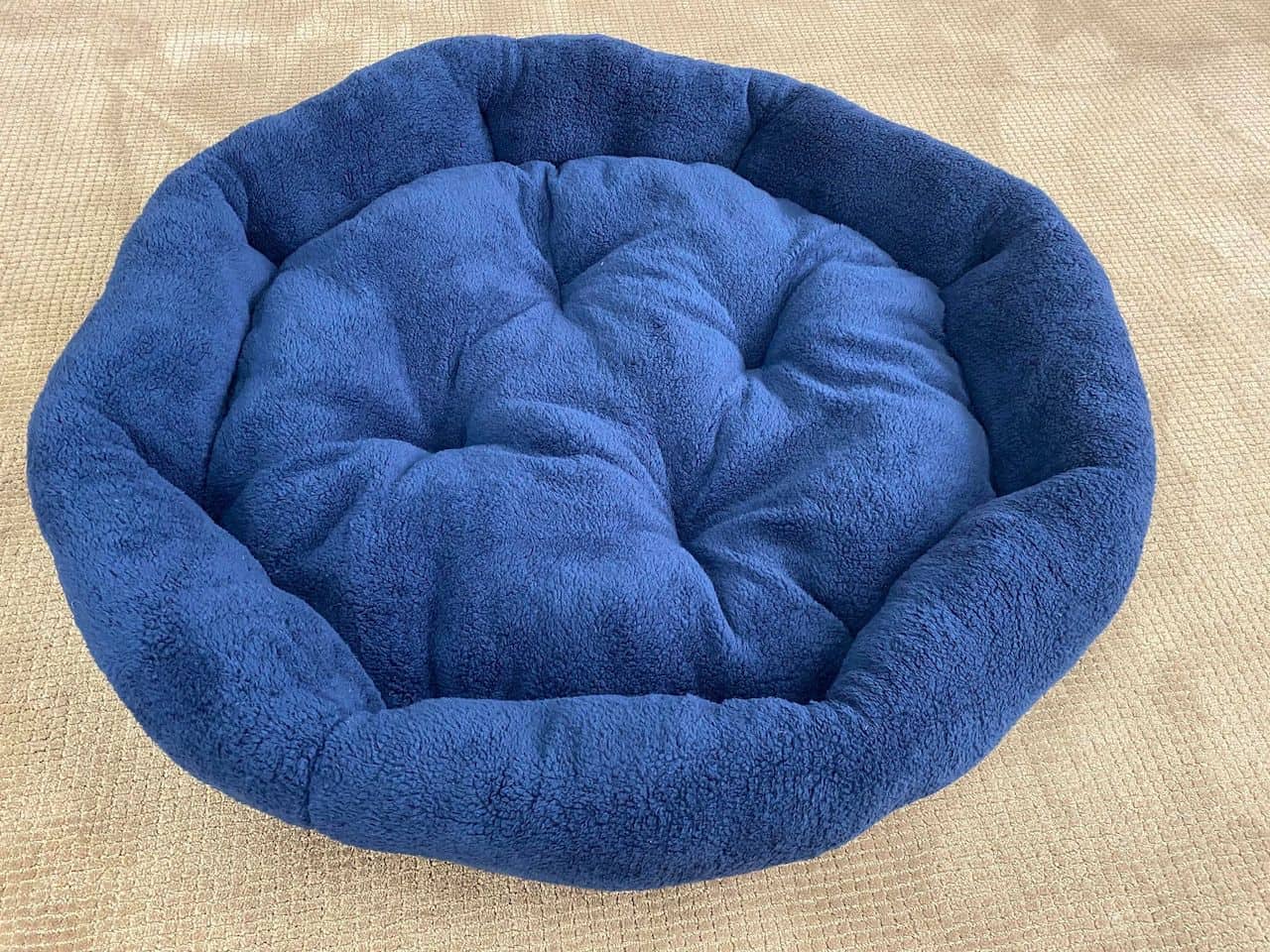 Soft Blue Cat Bed