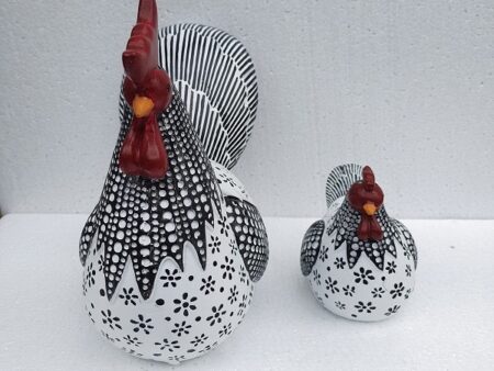 Ornamental Rooster & Chicken