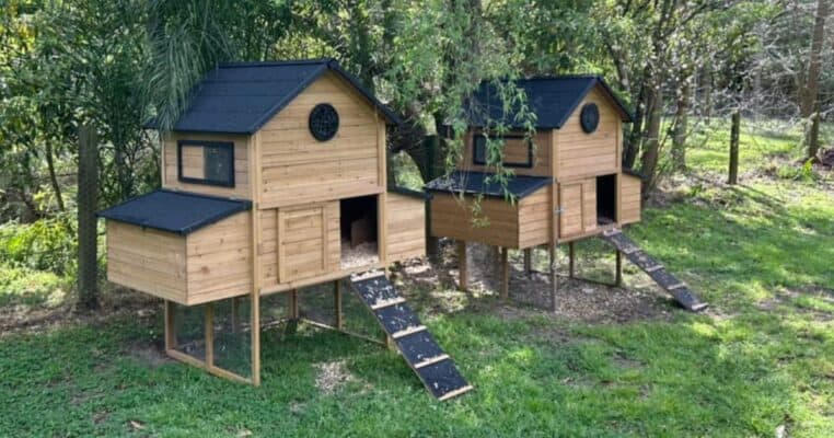 Somerzby Cabana Chicken Coops with ventilation