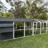 Grey Castle Chicken Coop and Run