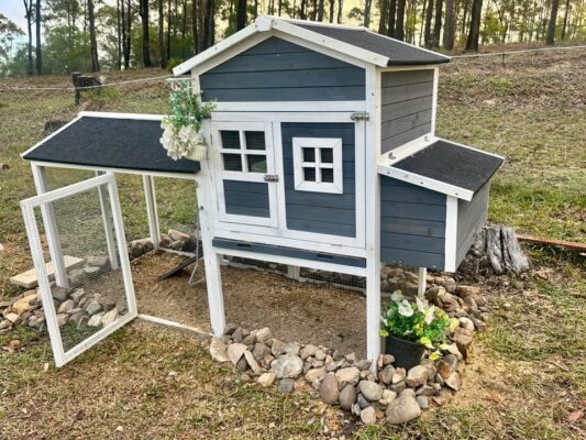 Customer Photo - Grey Mansion Chicken Coop