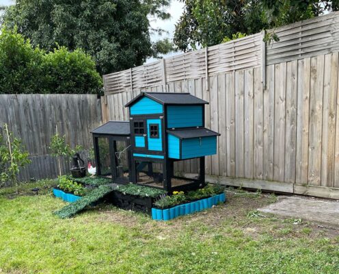 Customer photo Deluxe Mansion painted blue